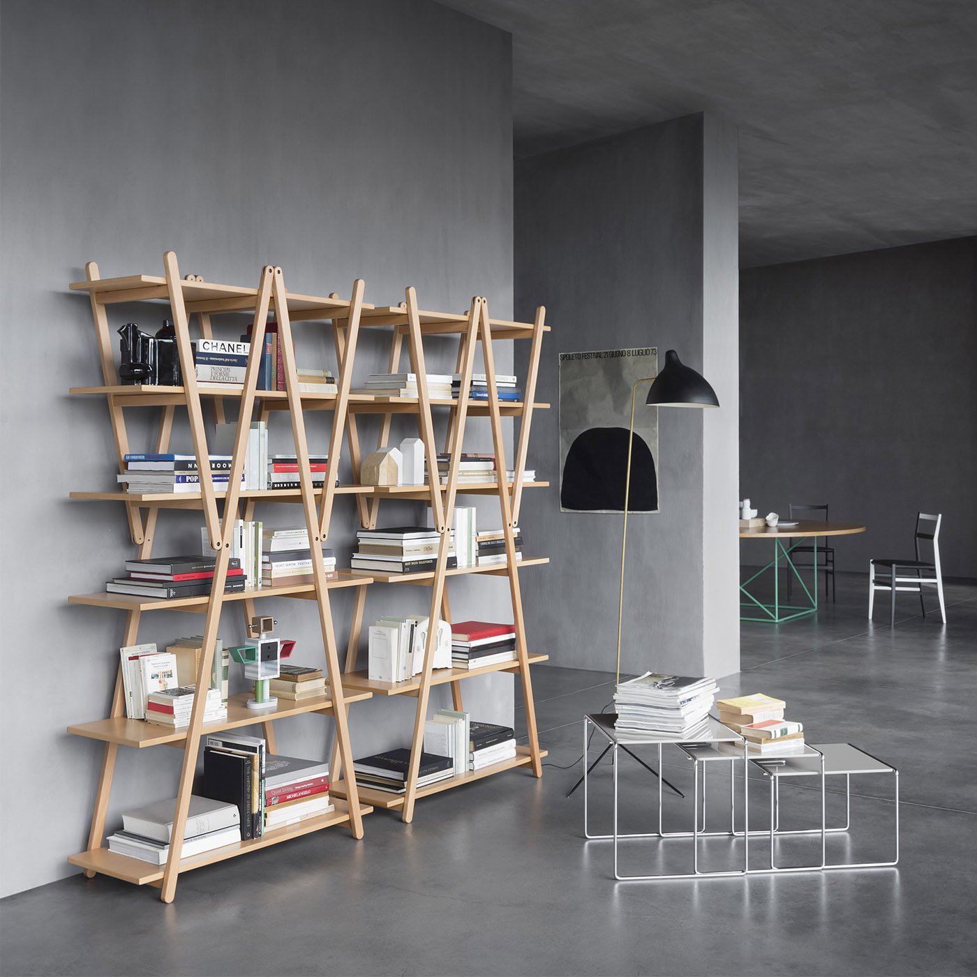 芸能人愛用アイテム特集 Back Open Rossa Nuvola Bookcase Haworth | 棚、シェルフ